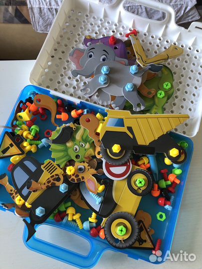 Креативный пазл и конструктор вместе