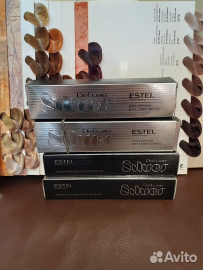 Профессиональный краситель для седины silver delux