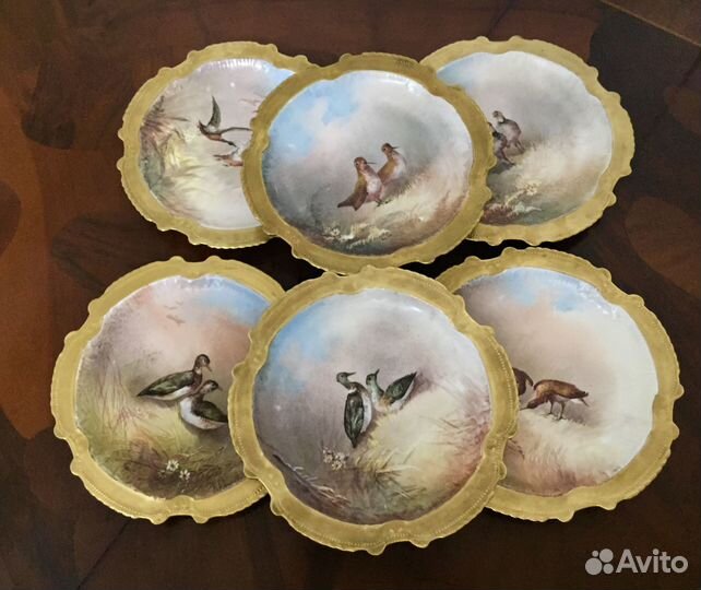 Антикварная фарфоровая тарелка. Limoges