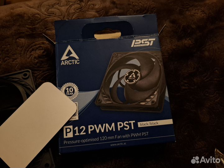 Вентилятор для корпуса Arctic P12 PWM PST black