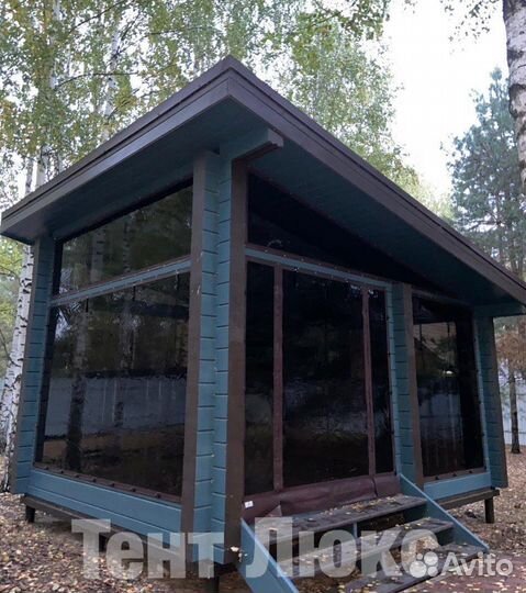 Тонированные мягкие окна арт900