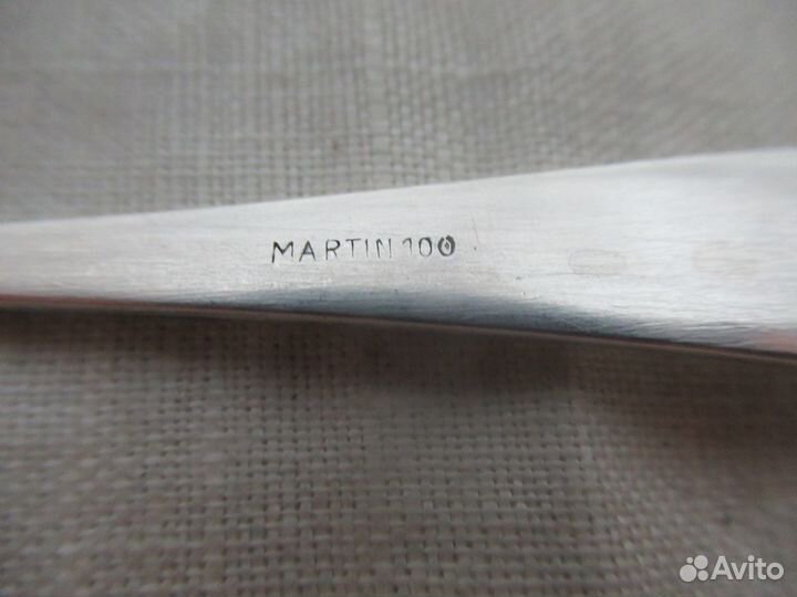 Вилка десертная. Мельхиор. Серебрение. Германия