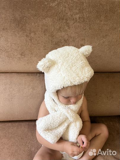 Комплект шапка и шарф