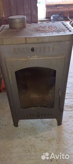 Печь камин на дровах бу