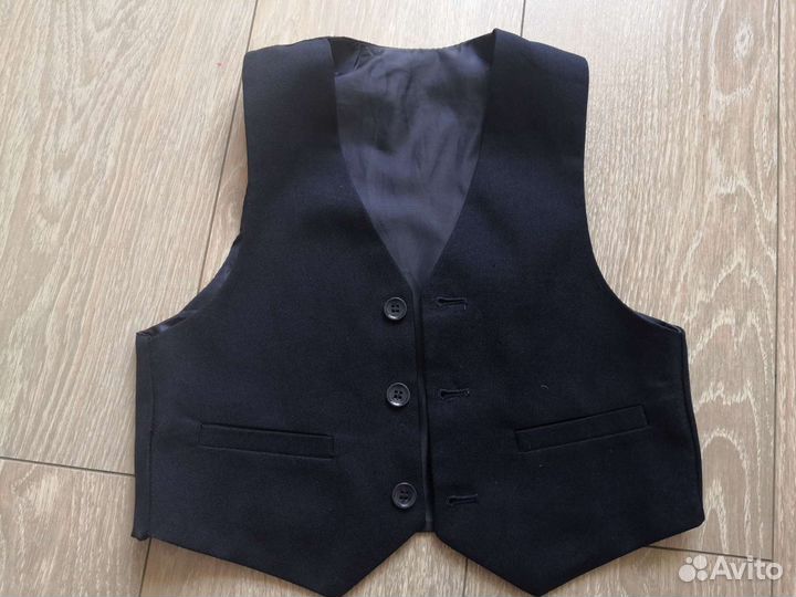 Жилет синий, черный