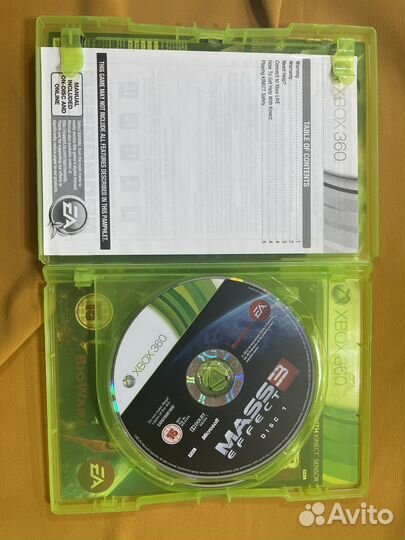 Xbox 360 Mass Effect 3 б/у