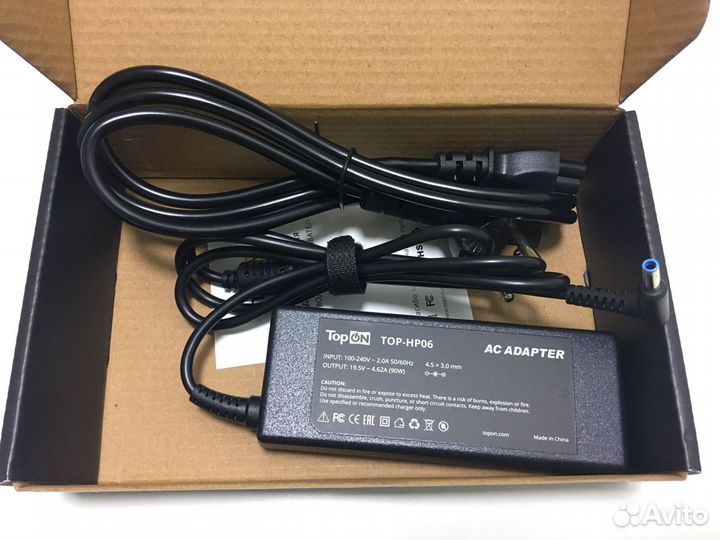 Блок питания для HP 19.5V 4.62A (4.5x3.0) 90W