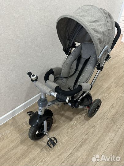 Детский 3х колесный велосипед с ручкой