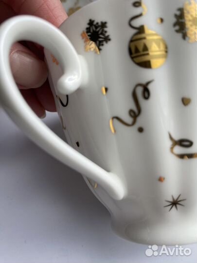 Чашка с блюдцем кофейная/чайная 200 мл