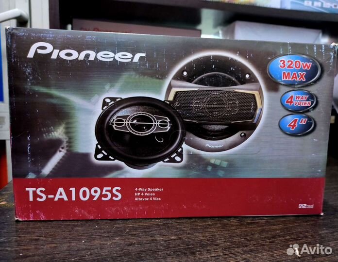 Колонки Pioneer TS-A1095S/10см/4-полосные/Новые