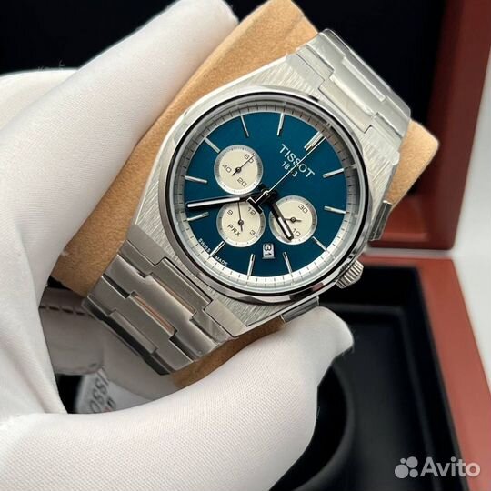 Часы мужские Tissot prx хронограф blue