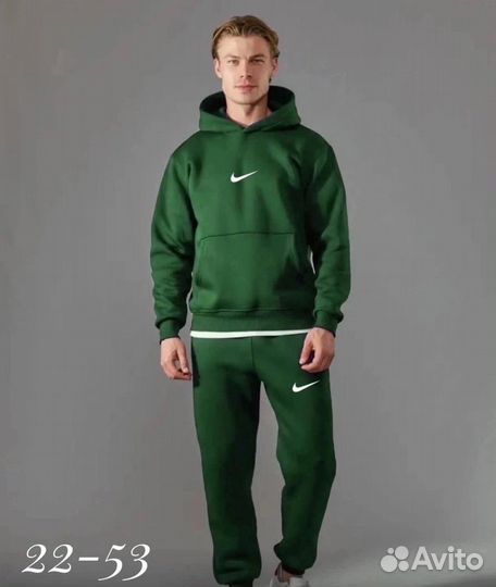 Спортивный костюм мужской Nike теплый на флисе