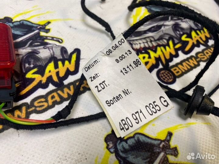 Проводка двери задняя Audi A6 C5 APS 2000