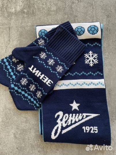 Новые Шарф и варежки с символикой фк «Зенит»