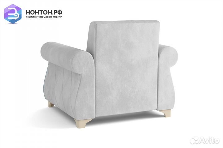 Кресло Порто светло-серое