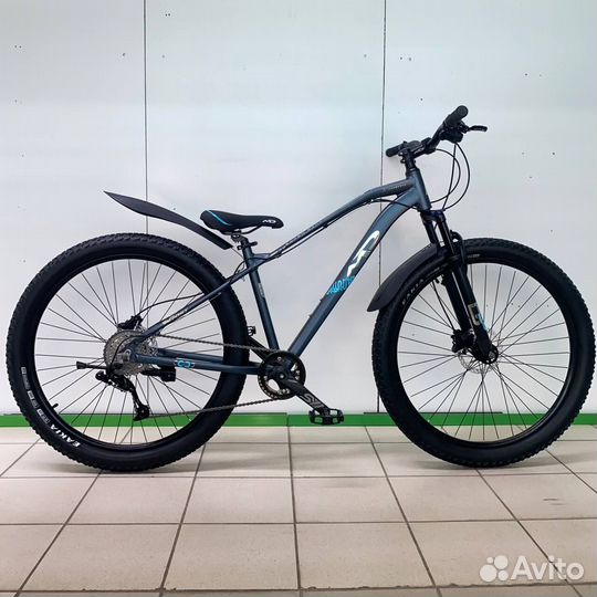 Скоростной велосипед синий новый