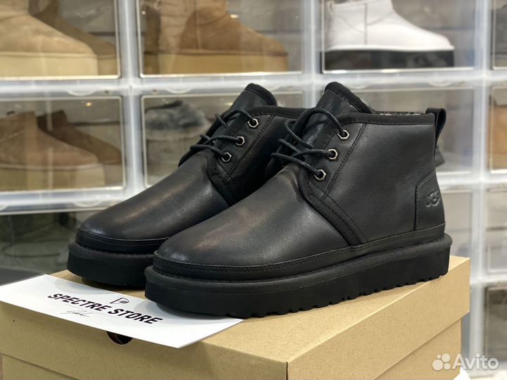 Угги кожаные Ugg neumel leather black