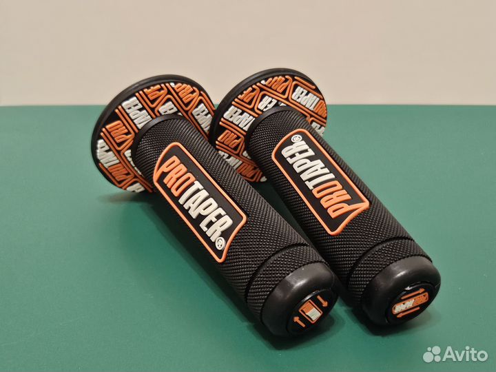 Грипсы руля Pro Taper чёрно-оранжевые