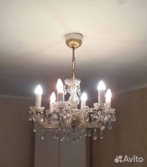 Хрустальная люстра СССР