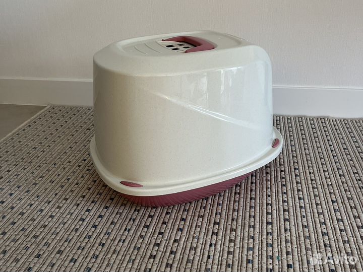 Закрытый туалет домик переноска лоток для кошек