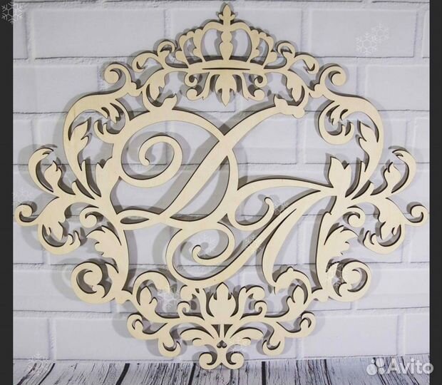 Монограмма на свадьбу