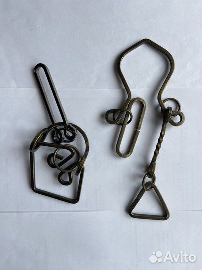 Головоломки металлические