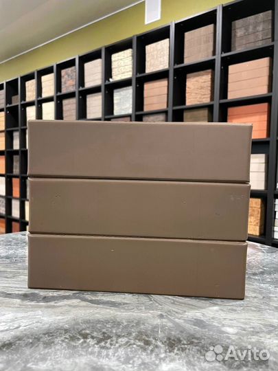 Кирпич облицовочный темно-коричневый бархат жкз