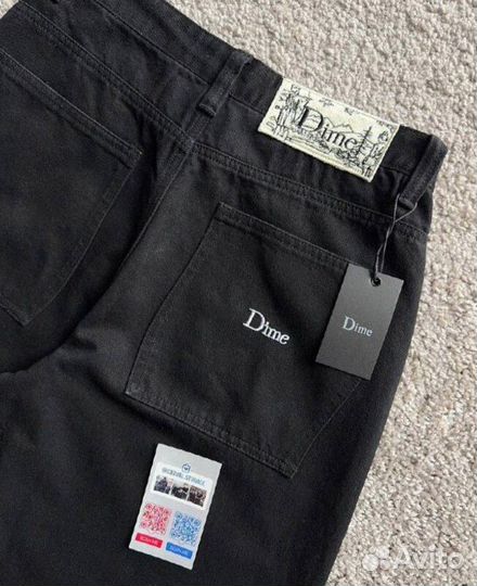 Джинсы Dime черные дайм