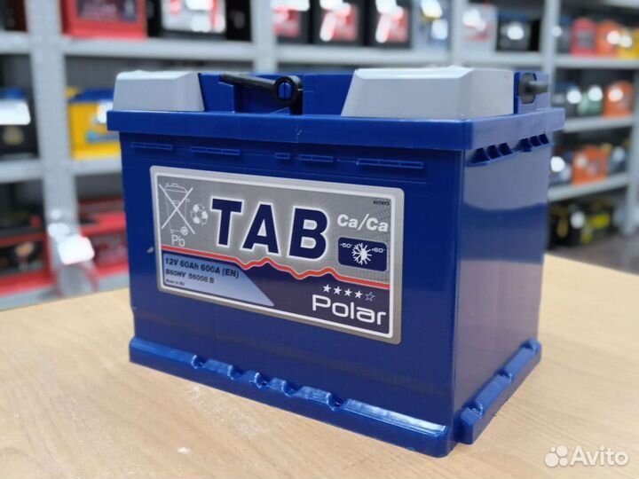 Аккумулятор Tab 60a/h Новый с Гарантией