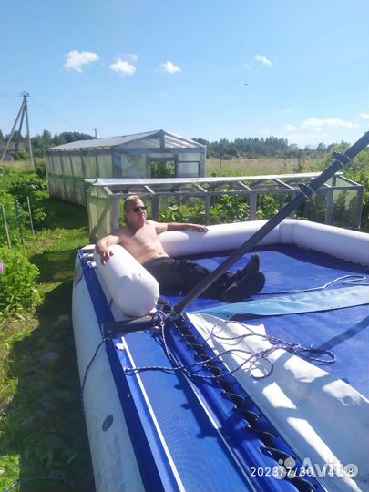 Парусный надувной катамаран сибкат-21