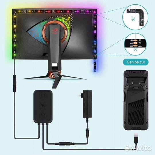 Фоновая подсветка монитора (Ambilight для пк)