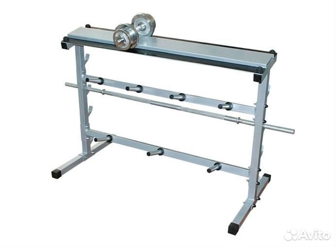 Стойки для хранения дисков, гантелей, грифов