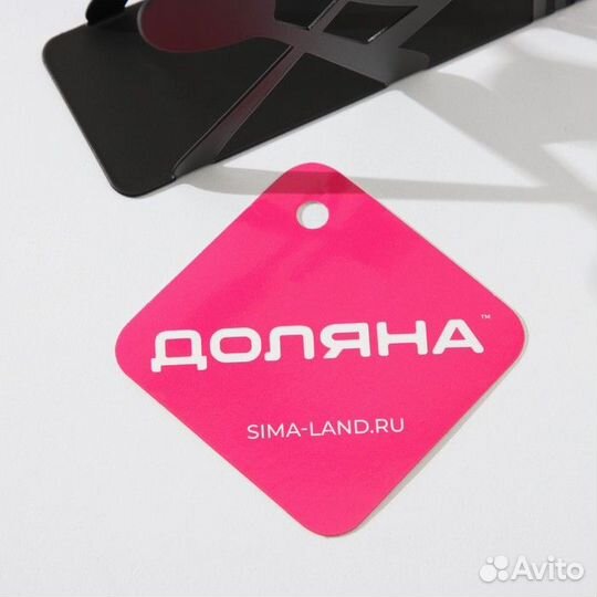 Салфетница Доляна «Приборы», 13,54,59,5 см, цвет ч