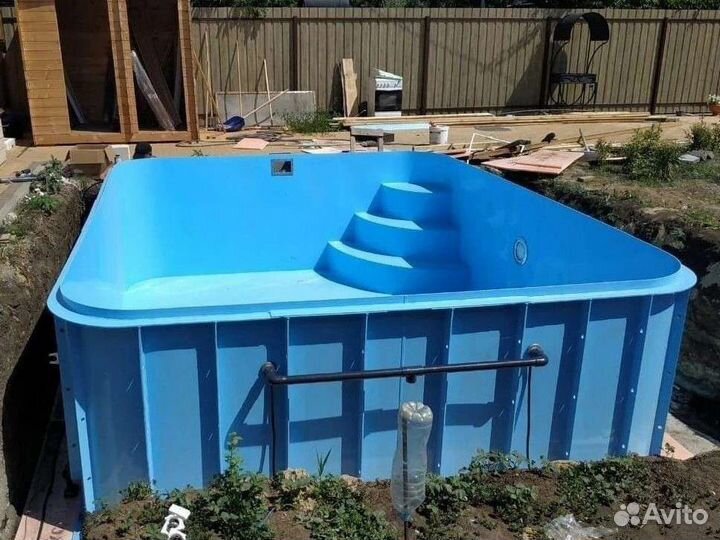Пластиковый бассейн