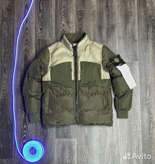 Stone island пуховик (5 цветов )