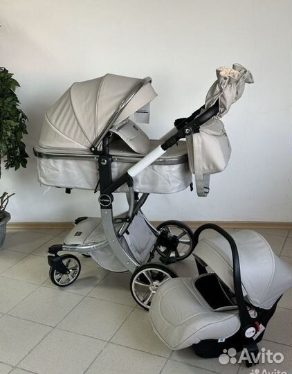 Коляска 3 в 1 для новорожденных