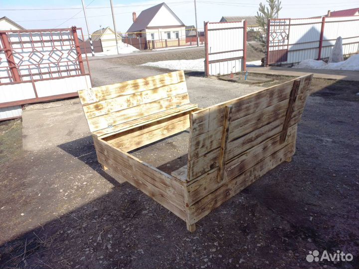 Песочница деревянная