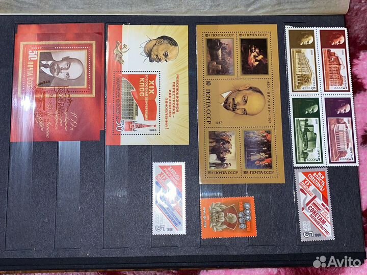 Почтовые марки СССР 1975-1989 гг