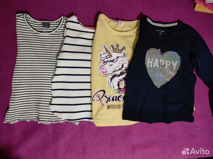 Пакет вещей на девочку 4-5 лет 104-110 см