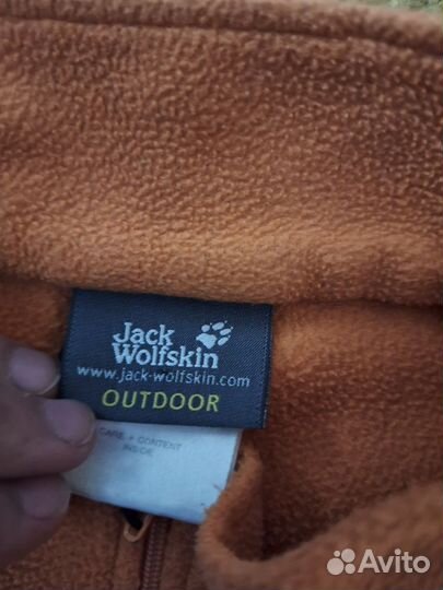 Флисовая кофта jack wolfskin polartec