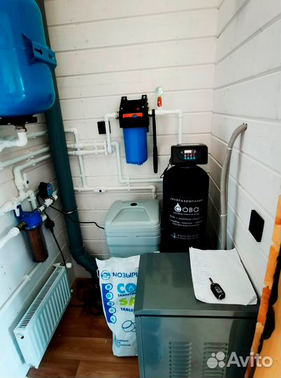 Система очистки воды Обезжелезивание Умягчение