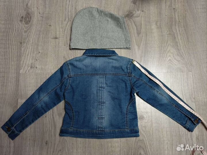 Джинсовая куртка 110 для девочки