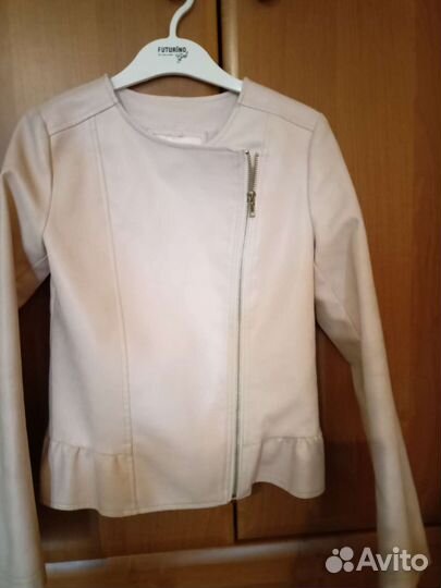 Куртка эко кожа для девочки