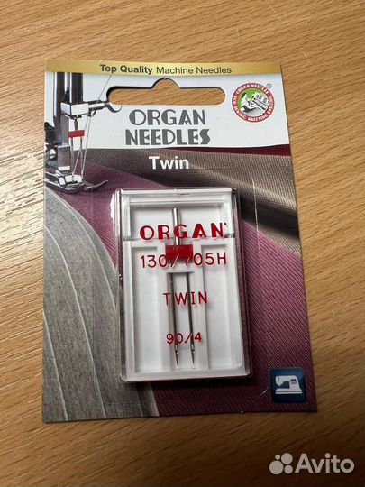 Иглы organ двойные