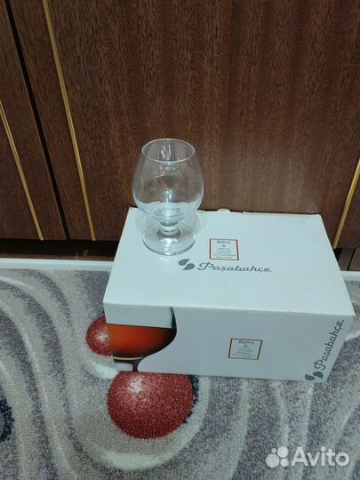 Набор бокалов для коньяка, новый