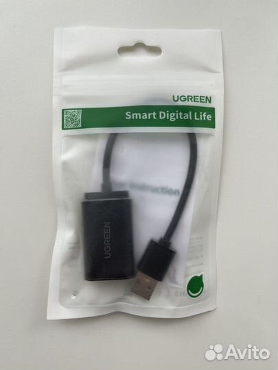 Usb Звуковая карта Ugreen новая