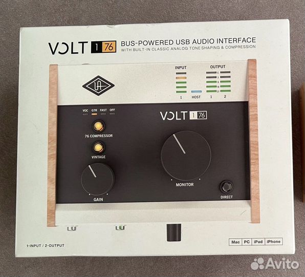 Аудиоинтерфейс Universal Audio Volt 176