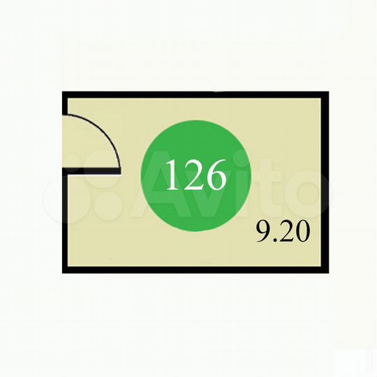 Помещение свободного назначения, 9.2 м²