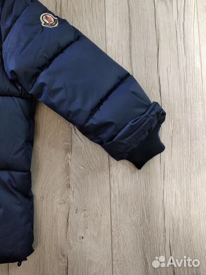 Куртка зимняя Moncler синяя (116)