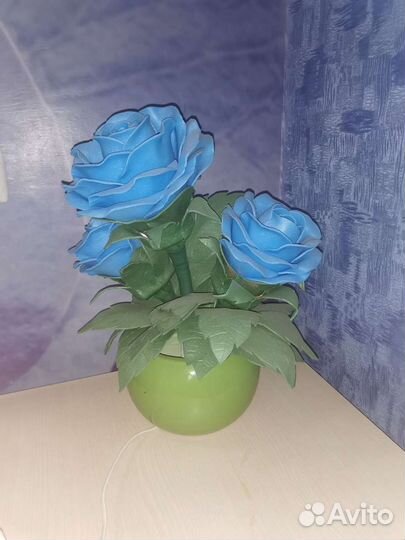 Светильник, ночник в виде цветов